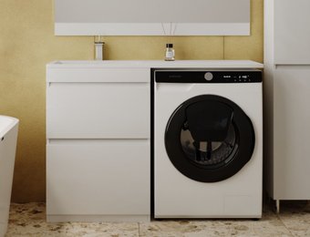 Symbolite Тумба под умывальник Даллас 120 Люкс Plus (белый)