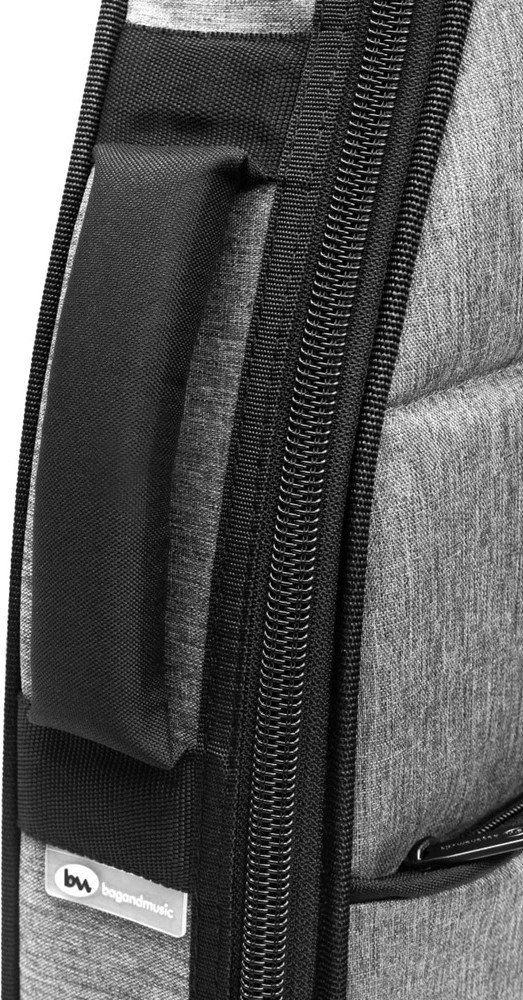 Чехол для гитары Bagandmusic Bass Slim (серый)