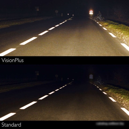 Галогенная лампа Philips H4 VisionPlus 2шт [12342VPS2]