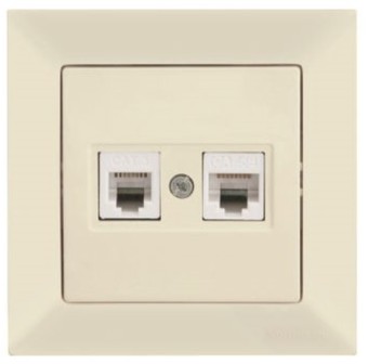 Розетка телевизионная Multusan Candela 2100 139 0102