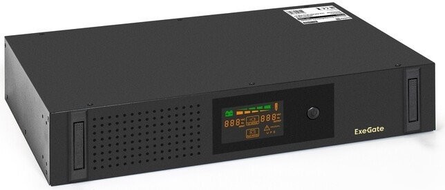 Источник бесперебойного питания ExeGate ServerRM UNL-2000.LCD.AVR.2SH.3C13.USB.2U