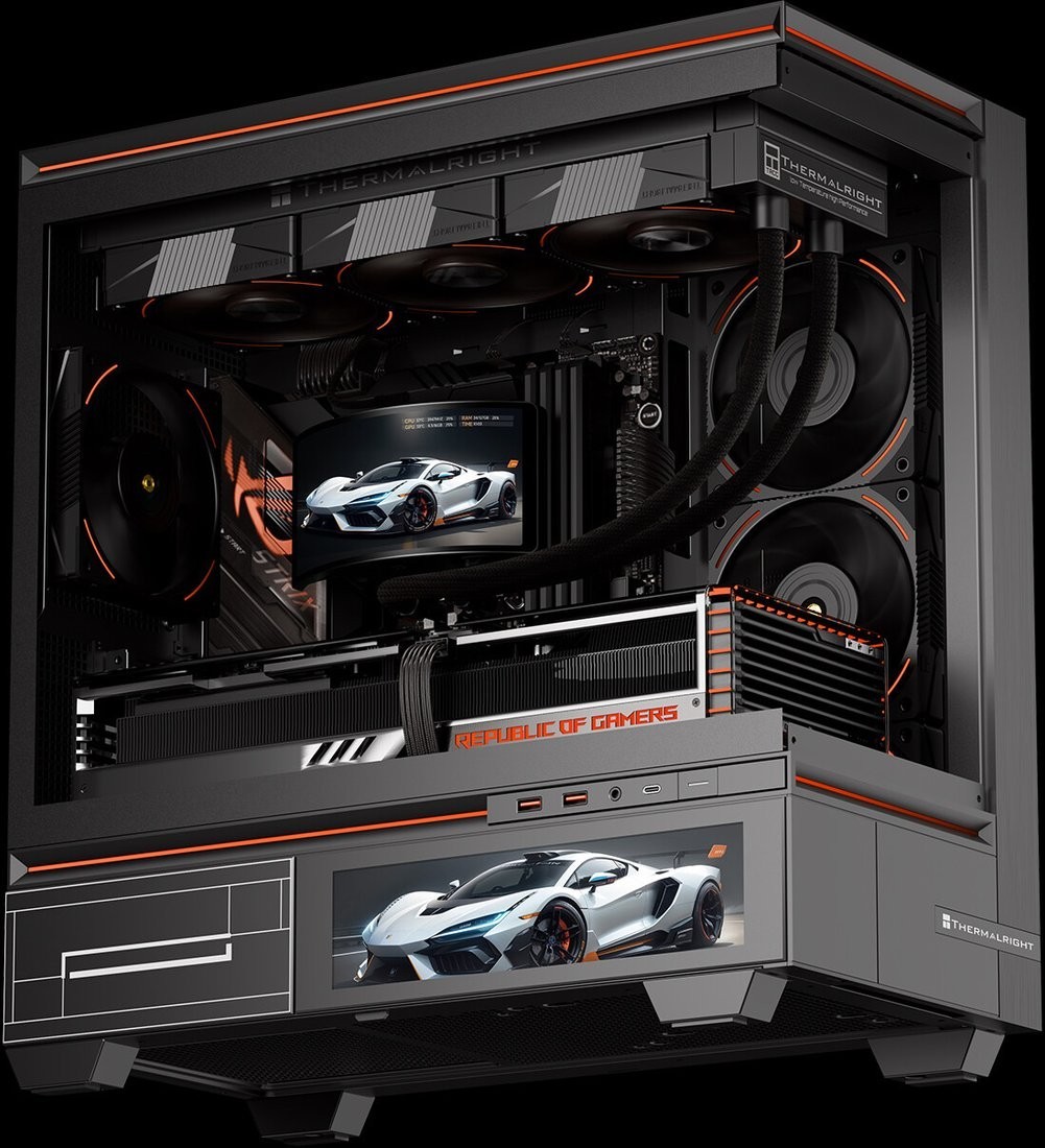 Система жидкостного охлаждения для процессора Thermalright Rainbow Vision 360 Turbo ARGB (черный)