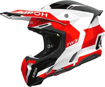 Мотошлем Airoh Twist 3 Fancy TW3F55-XL (XL, красный глянец)