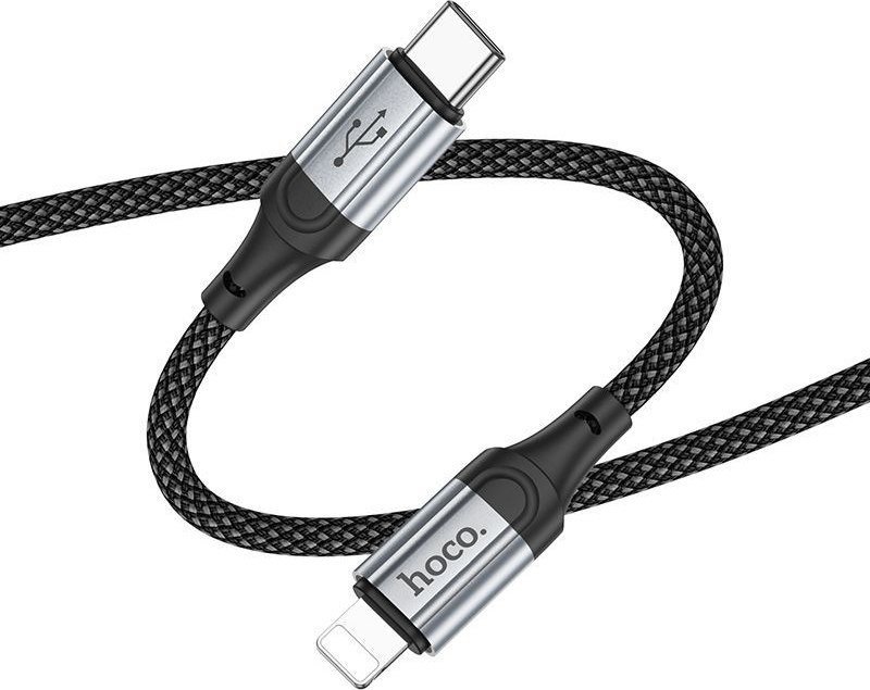 Кабель Hoco X102 USB Type-C - Lightning (1 м, черный)