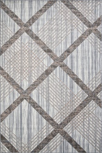 Ковер для жилой комнаты Merinos Sierra F351-STAN-CREAM-BLUE (2х3)