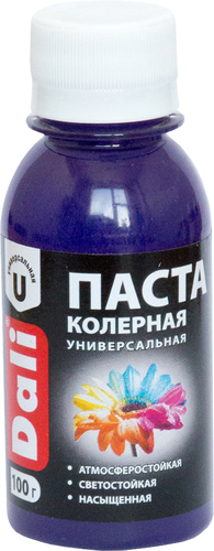 Колеровочная краска Dali универсальная 0.1 кг (сиреневый)