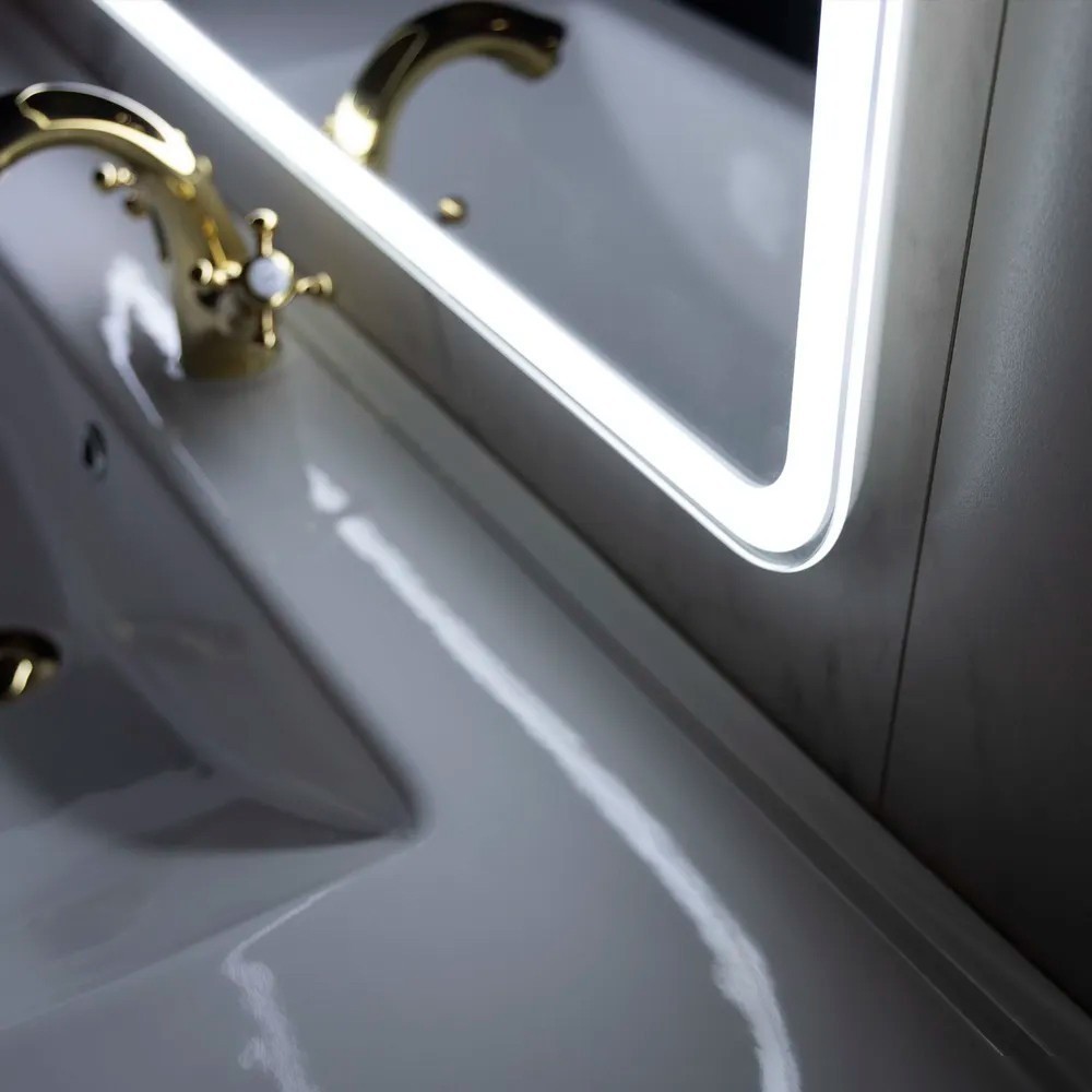 Пекам Зеркало Marta 1 140x80 marta1-140x80dp (с подсветкой,с сенсором на взмах руки,подогревом)