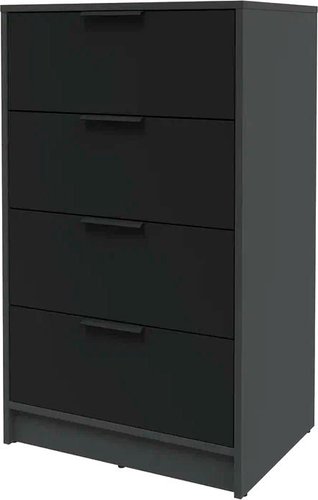 Комод Интерлиния Концепт КТ-К60 (черный/антрацит)