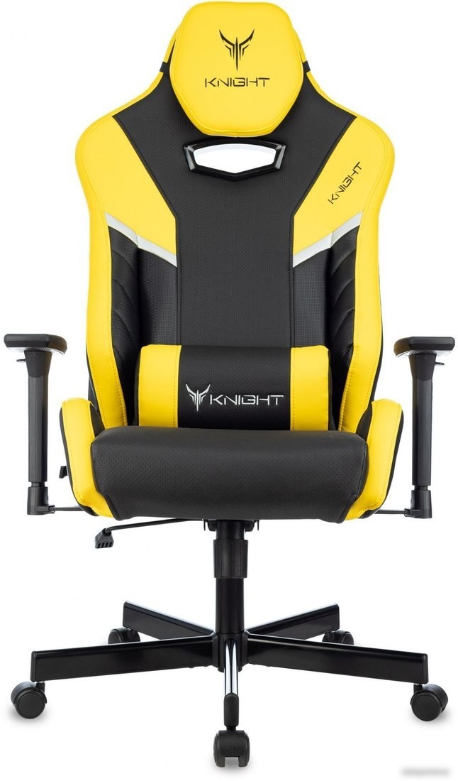 Игровое (геймерское) кресло Knight Thunder 5X (черный/желтый)