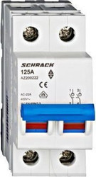 Выключатель нагрузки Schrack Technik AZ 2p 125A AZ200222