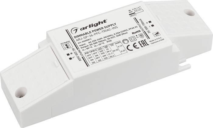 Блок питания Arlight ARJ-SP-36-PFC-TRIAC-INS 026058(1)