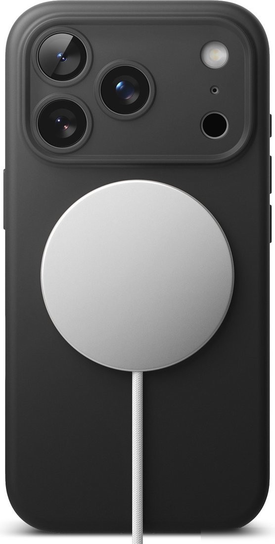 Чехол для телефона Ringke Silicone Magnetic для iPhone 17 Pro (Black)