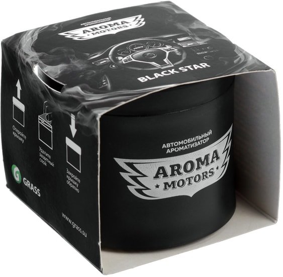 Grass Ароматизатор гелевый Aroma Motors Black Star 100 мл AC-0171