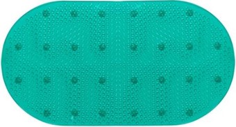 Коврик на присосках Varmax Дождь D-105 68x38 (бирюзовый)