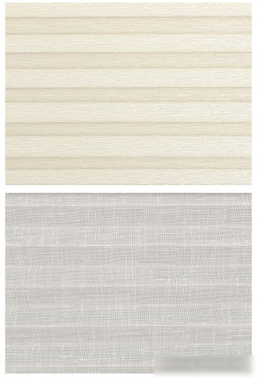 Плиссе Delfa Walnut СПШ-3402/3504 Basic Transparent (34x160, кремовый/белый)