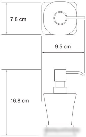 Дозатор для жидкого мыла Wasserkraft K-5499