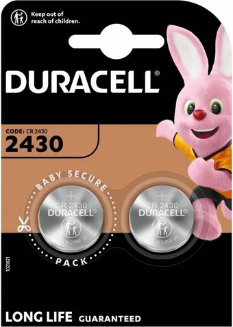 Батарейка DURACELL CR2430 Lithium 3V (2шт)