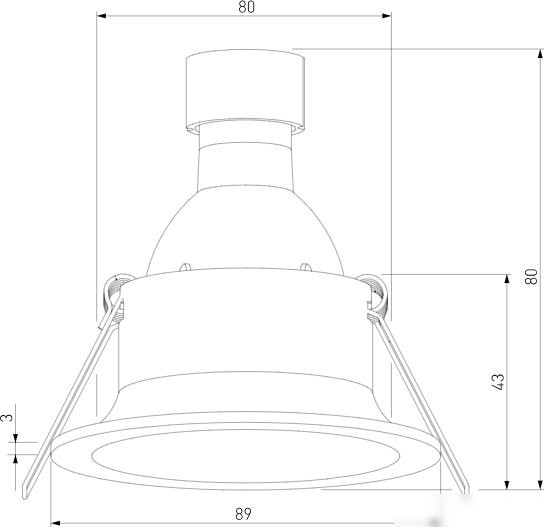 Точечный светильник Elektrostandard 25058/01 GU10 (белый)