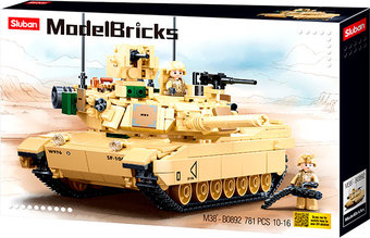 Конструктор Sluban Модельки M38-B0892 Танк