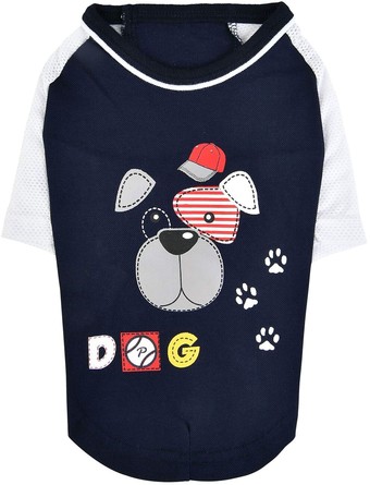 Футболка Puppia Sniffer PAUA-TS1807-NY-L (L, синий)