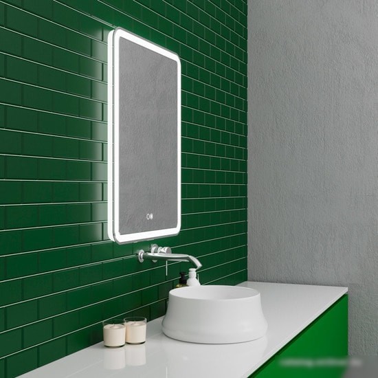 Мебель для ванных комнат Grossman Зеркало Leo LED 70x80 167080