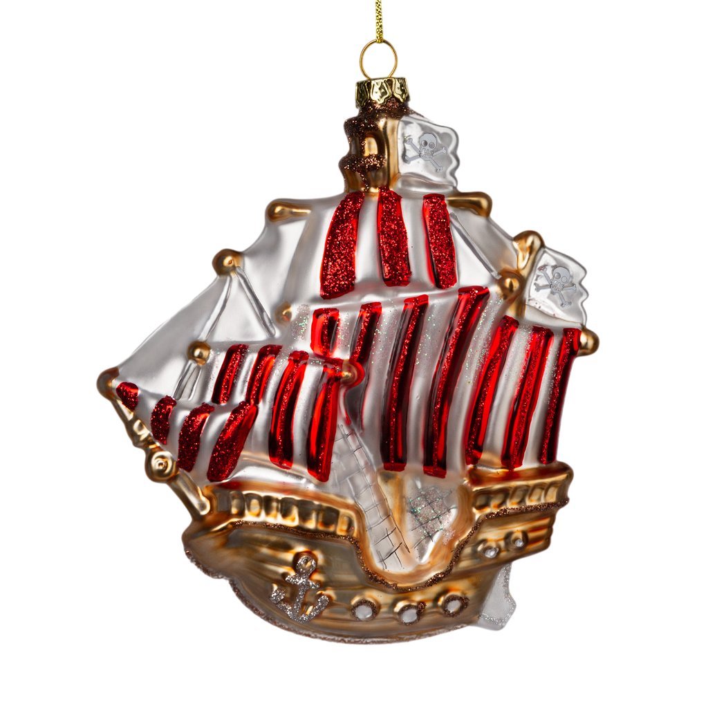 Елочная игрушка Erich Krause Decor. Пиратский корабль 64470