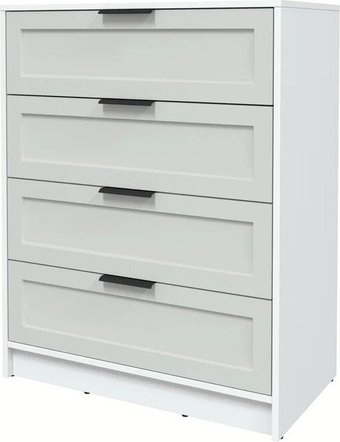 Комод Интерлиния Концепт Тренд КТ-К80 (белый платинум/грей)