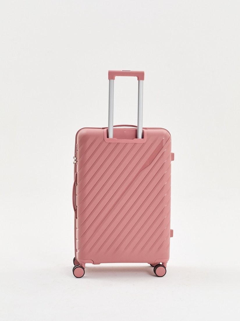 Чемодан-спиннер L'Case Basel 26 (M, розовый)
