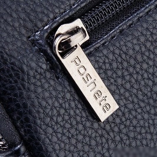 Мужская сумка Poshete 249-6610-1-BLK (черный)