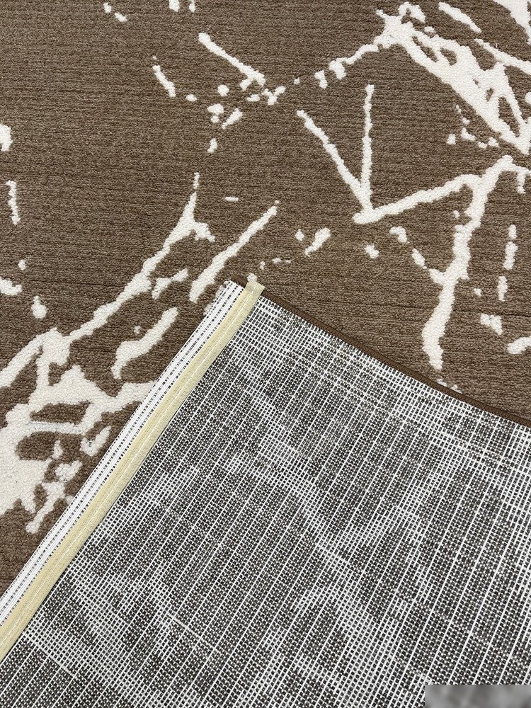 Ковер для жилой комнаты Safyun Bravo SN539-LIGHT-BROWN (1x2)