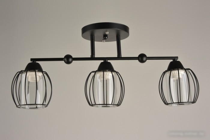 Люстра средней высоты Mirastyle BL-15158/3 BK