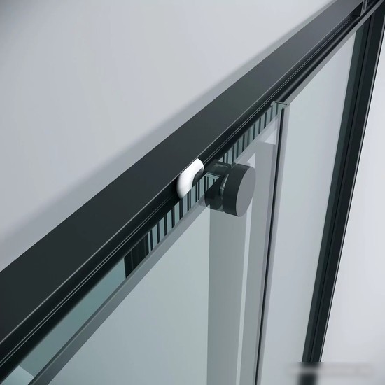 Душевой уголок Grossman Galaxy 90x80x195 300.K33.01.9080.21.00 (черный матовый/прозрачное стекло)