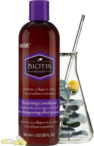 Концентрат HASK Уплотняющий для тонких волос с биотином 355 мл