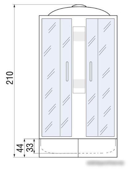 Душевая кабина River Nara 120/90/44 МТ L