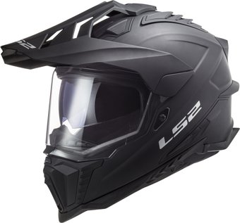 Мотошлем LS2 MX701 Explorer Solid (XL, черный матовый)