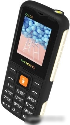 Кнопочный телефон TeXet TM-D400 (черный)