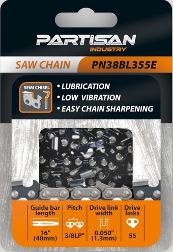 Цепь для пилы Partisan PN38BL355E