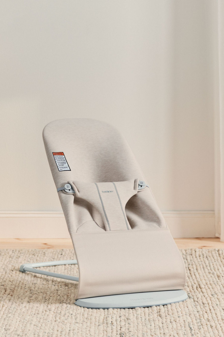 Шезлонг BabyBjorn Bliss 3D Jersey 0061.87 (light beige)