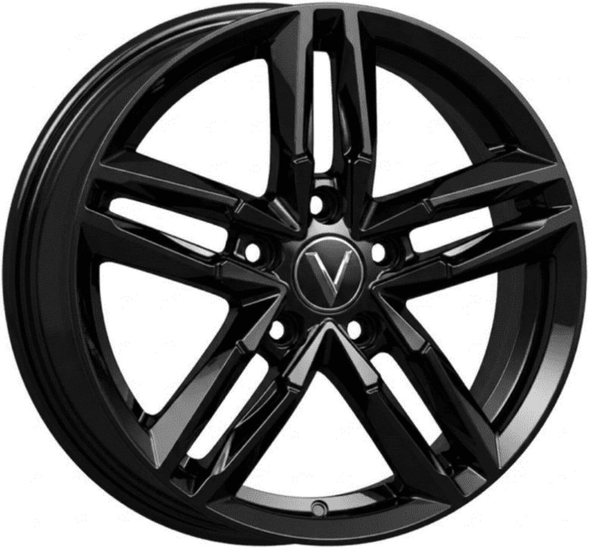 Литые диски K7 K184 16x6" 5x114.3мм DIA 67.1мм ET 43мм черный Литые диски K7 K184 16x6" 5x114.3мм DIA 67.1мм ET 43мм черный