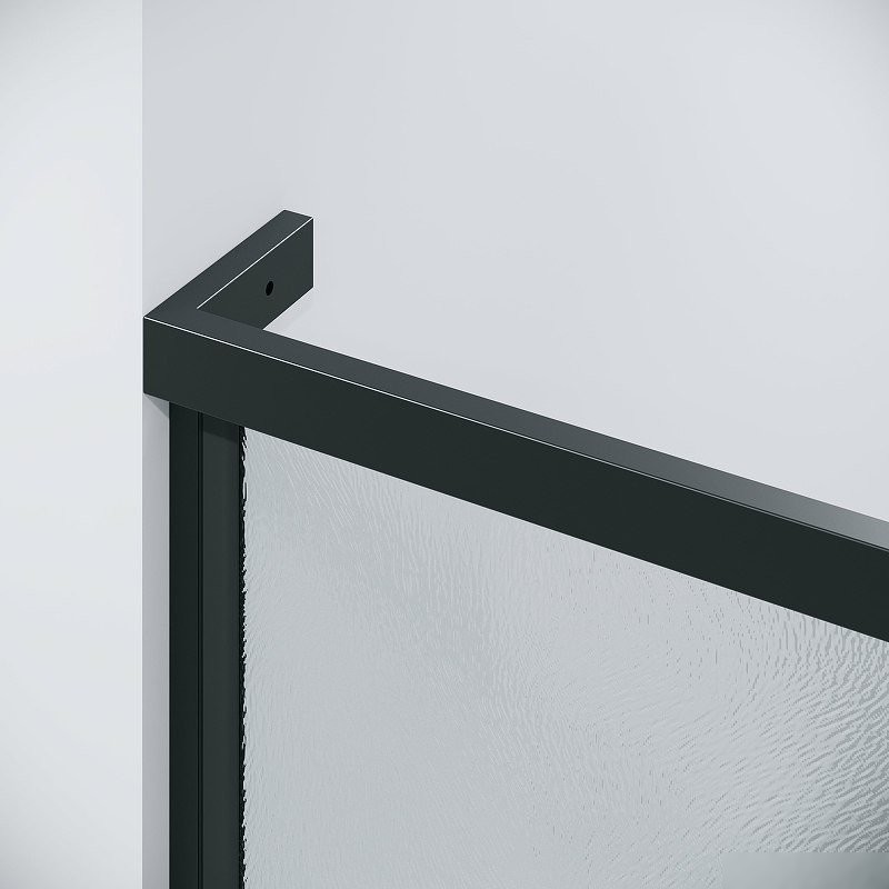 Душевой уголок Grossman Pragma 100x90x195 120.K33.03.1090.21.02 (черный матовый/стекло шиншилла)