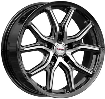 Литые диски iFree Страйк 17x6.5" 5x114.3мм DIA 67.1мм ET 35мм Блэк джек