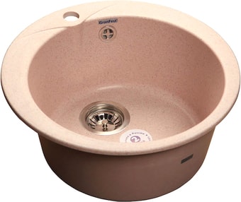 Кухонная мойка GranFest Rondo GF-R480 (светло-розовый)