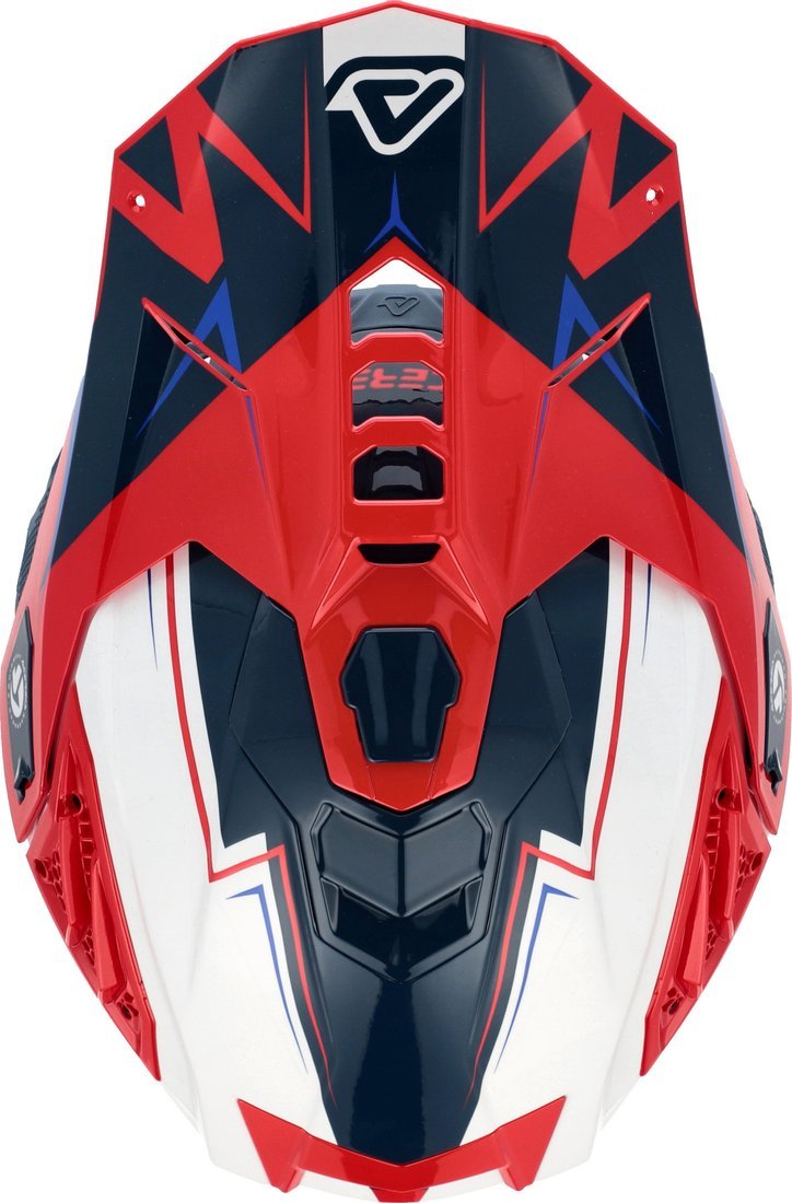 Мотошлем Acerbis Airstrike-X 0026905.034.066 (L, белый/синий/красный)