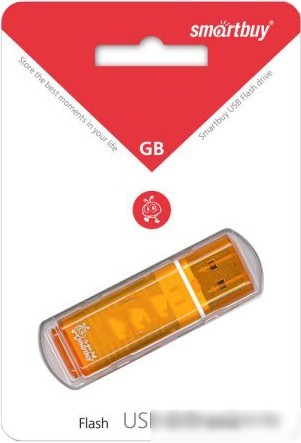 USB Flash Smart Buy Glossy Orange 8GB (SB8GBGS-Or)