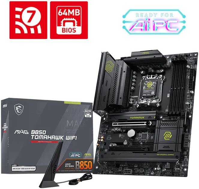 Материнская плата MSI MAG B850 Tomahawk WiFi