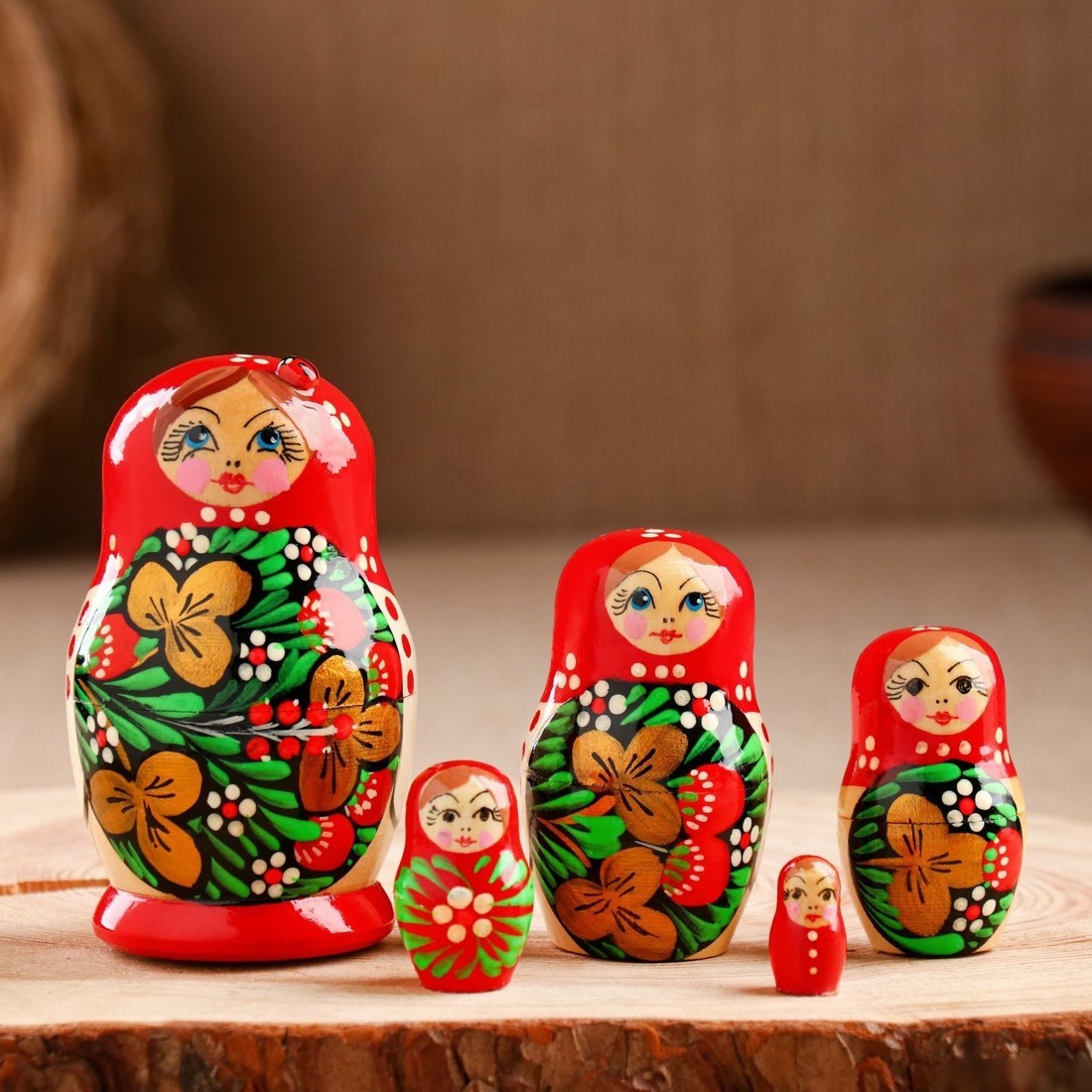 Матрешка сувенирная Sima-Land Божья коровка 3440243