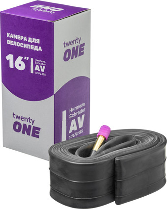 Велокамера Twenty One 16х1.75/2.125 AV/TR4