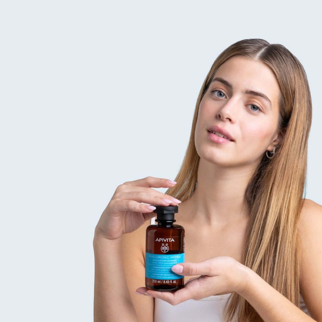 Шампунь APIVITA Moisturizing Shampoo с гиалуроновой кислотой и медом 250 мл