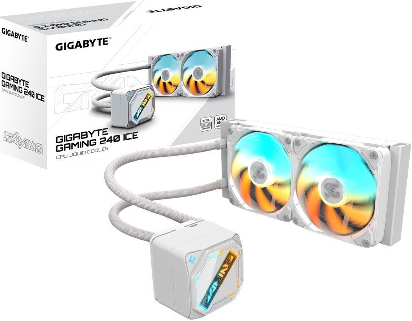 Система жидкостного охлаждения для процессора Gigabyte Gaming 240 Ice