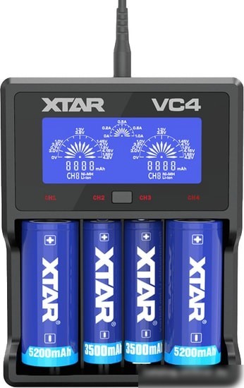 Зарядное XTAR VC4